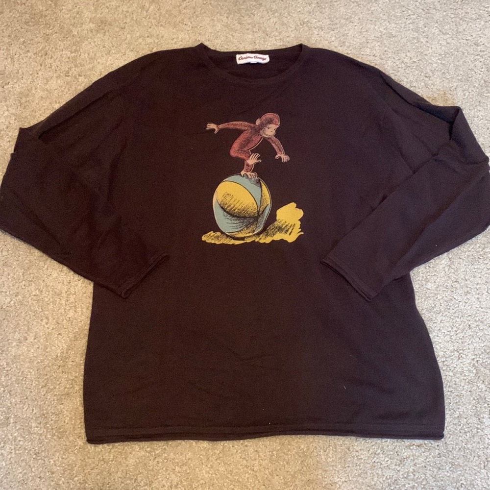 Curious George men’s cashmere sweater